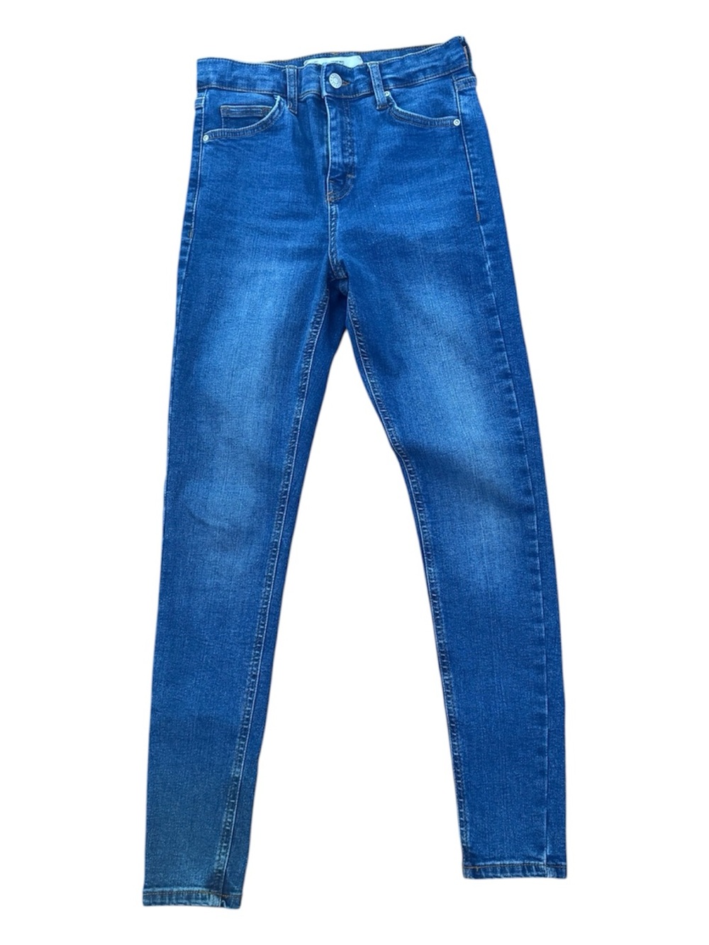 Topshop Moto Jamie Womens Dark Wash High Rise Skinny Denim Jeans Y2K -Size 26